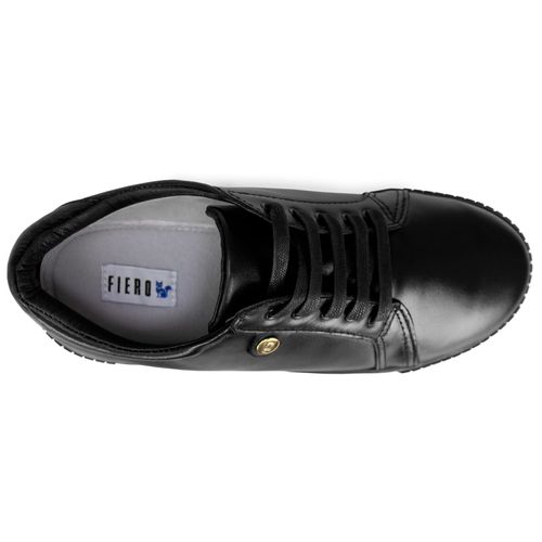 Tênis feminino de couro Street Selvor com forro térmico 25151