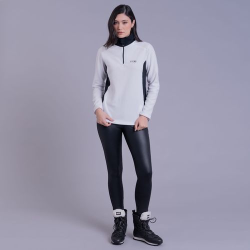 Fleece Térmico Feminino para neve e frio Meio Zíper Nuuk Original