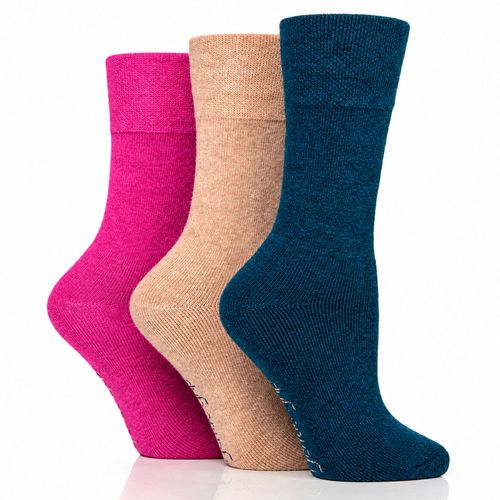 Meia com Lã Wool Walker Gentle Grip - Kit 3 Pares