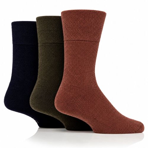 Meia com Lã Wool Walker Gentle Grip - Kit 3 Pares