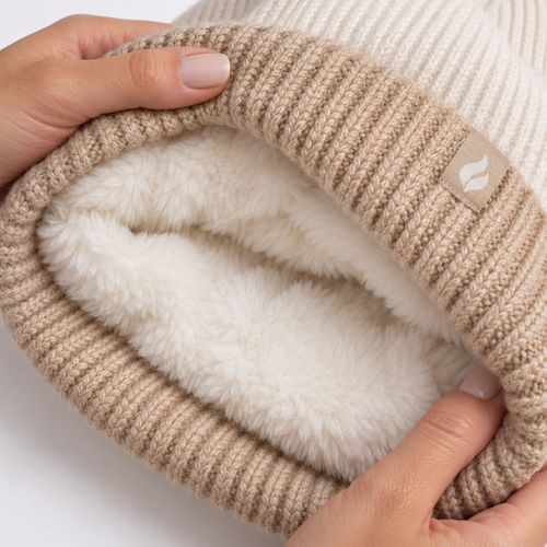 Gorro térmico feminino em tricô Bavaria Heat Holders