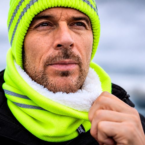 Cachecol Gola Térmico Masculino Workforce com faixa reflexiva Heat Holders