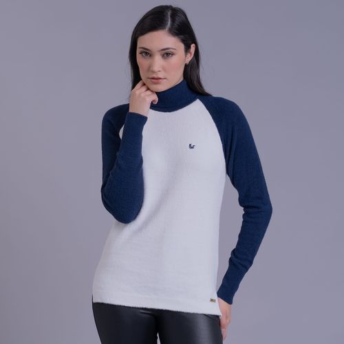 Suéter Feminino Chamonix Aveludado gola rolê