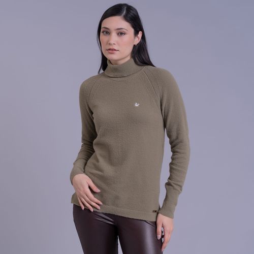Suéter Feminino Chamonix Aveludado gola rolê