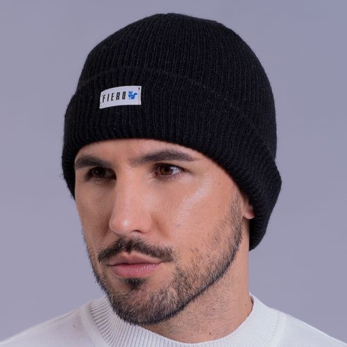 Gorro em tricô canelado Fiero Classic