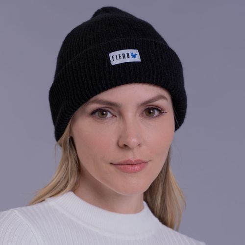 Gorro em tricô canelado Fiero Classic