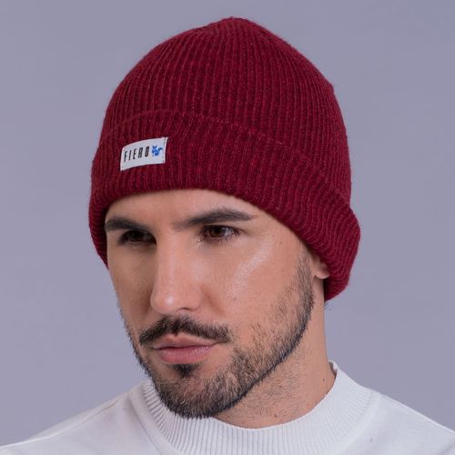 Gorro em tricô canelado Fiero Classic