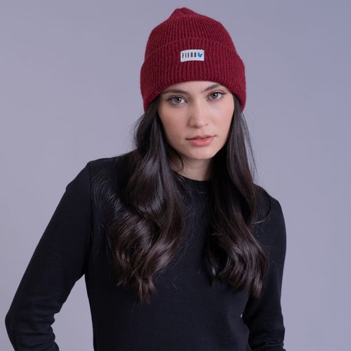 Gorro em tricô canelado Fiero Classic