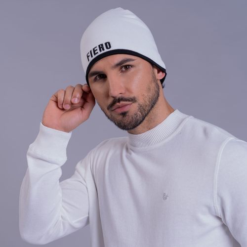 Gorro em tricô duplo Nômade