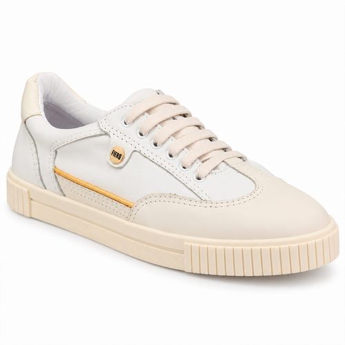 Tênis feminino de couro Street Liberty com forro térmico 25163