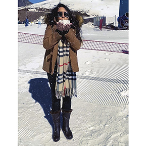 luva feminina impermeável para neve