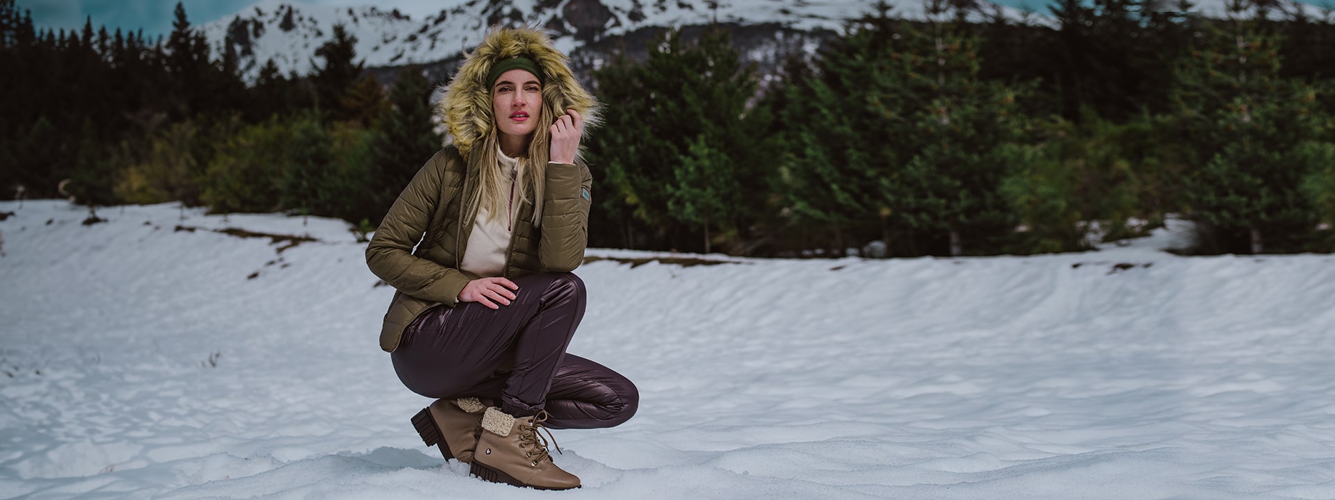 bota feminina para neve