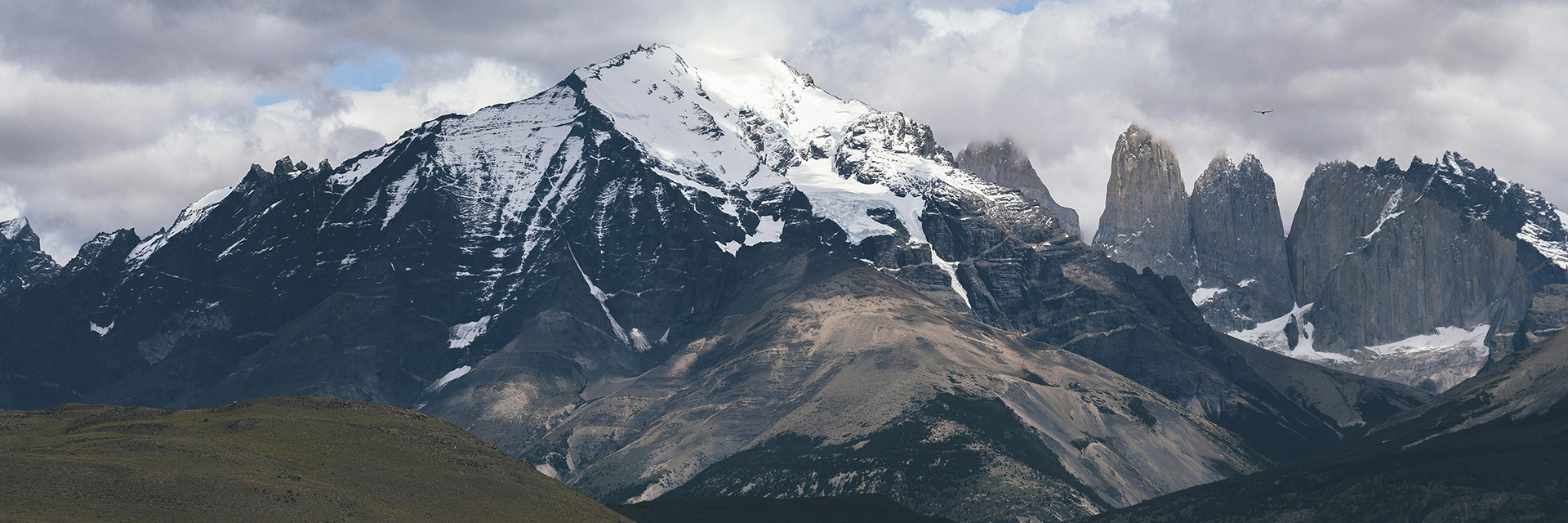 paisagem de inverno na patagônia