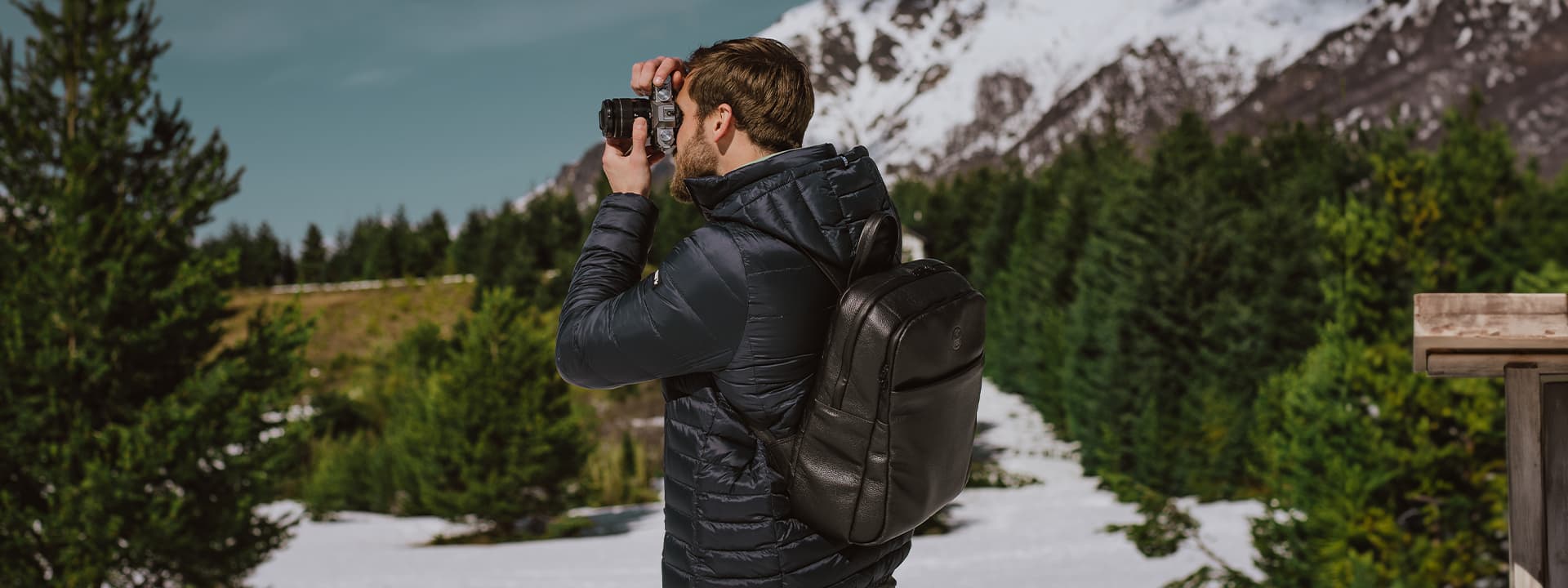 mochilas de couro impermeável para neve