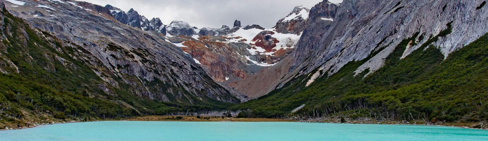 paisagem de ushuaia no inverno