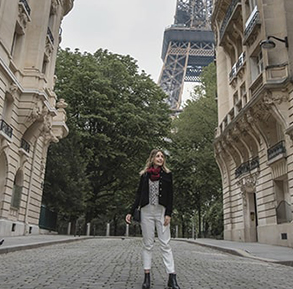 look feminino urbano para usar no inverno em paris