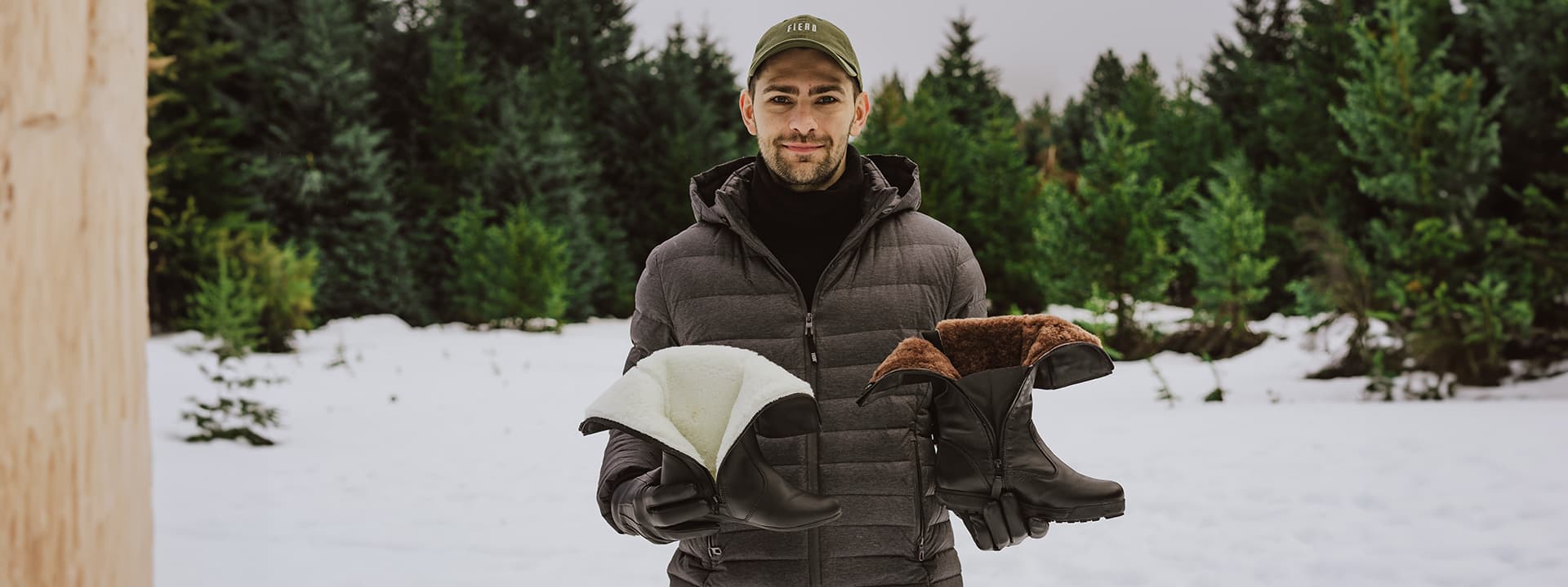 calçados para neve e frio fiero